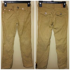 Kids Corduroy True Religion Pants